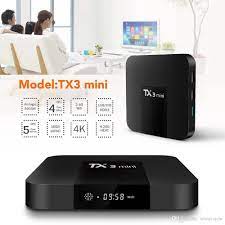 Android TV Box TX3 Mini Pro 4K Ram 1gb Memory 16gb TV Box LCD / LED