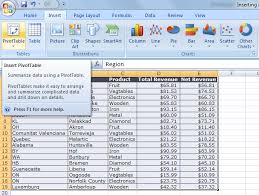 how to insert chart in microsoft excel 2007