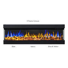 3 Sided Wall Mounted Electric Fireplace