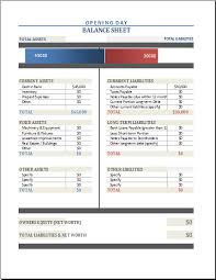 A cash sheet template is a crucial component for every business and plays an important role in developing record of all daily cash transactions. Opening Day Balance Sheet Template For Excel Excel Templates