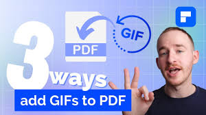 how to add gifs to pdf you