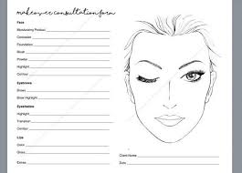 Makeup Consultation Form Makeover Form Makeup Artist