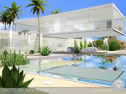 The Sims Resource White Glass House 3
