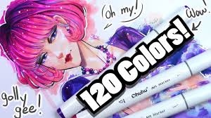 Ohuhu 120 Count Alcohol Based Marker Set Review