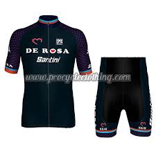 2018 Team De Rosa Santini Riding Clothing Set Cycle Jersey And Shorts Bottoms