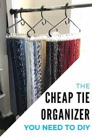 | tie rack tutorial by craftaholics anonymous. The Inexpensive Tie Organizer You Ve Been Missing Aubree Originals