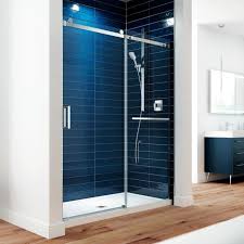 Sliding Shower Door With Towel Bar
