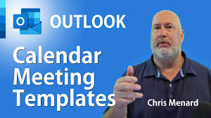 outlook calendar meeting template