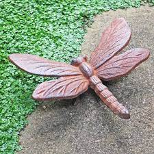 Cast Iron Dragonfly Garden Ornament