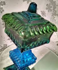 Carnival Glass Candy Dish Ont