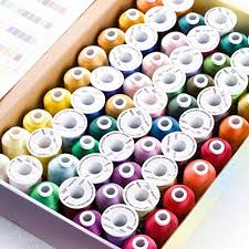 Simthread 63 Colors Polyester 120d 2 40 Weight Embroidery Machine Thread