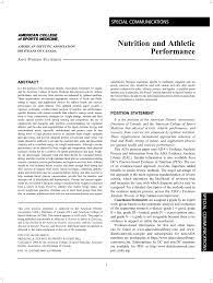 pdf nutrition and athletic performance
