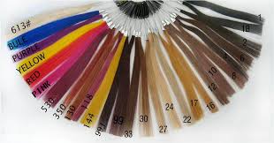 China Professional Remy Human Hair Color Ring Color Chart