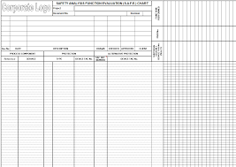 Safety Analysis Function Evaluation Chart Template