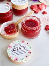 amazing diy strawberry lip scrub the