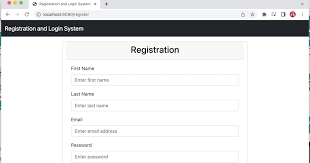 spring boot user registration and login