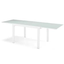 glass top structure painted metal white