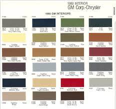 gm interior paint codes paint codes
