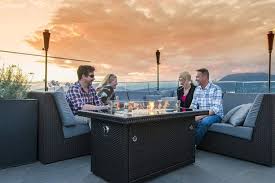 With their iconic silhouettes and spacious seats, adirondack chairs look especially inviting when grouped around a roaring patio fire pit. The Best Gas Fire Pit Options For Your Outdoor Space Bob Vila