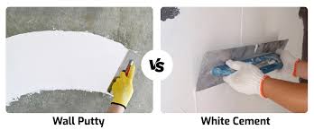 White Cement Vs Wall Putty