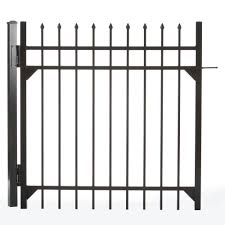 Maybe you would like to learn more about one of these? Diy Universal Fence Clinton 4 Ft W X 4 Ft H Aluminum Walk Single Fence Gate Clinton 1483 The Home Depot