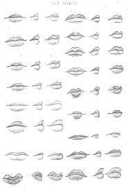 drawing and painting two lips