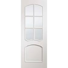 Internal Door White Riviera With Clear