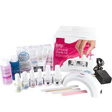 Gelish Harmony Complete Starter Kit Led Gel Polish Kit Limited W Free Mini Pro 45 Led Curing Light 2 Colors June Bride Gossip Girl By Hand Nail Harmony Beauty Experts