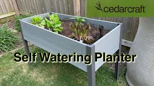 cedarcraft self watering planter
