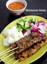 to food with love msian satay recipe