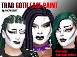 the sims resource trad goth makeup