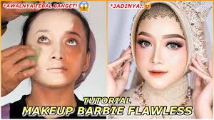 tutorial makeup barbie flawless untuk