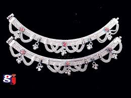 Fancy Payal Dulhan Payal For Wedding New Design Silver