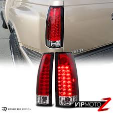 Details About Chevy 94 98 Silverado Ck 1500 2500 Truck Clear Headlamps Led Red Tail Light Lamp