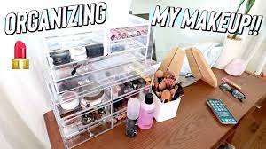 organizing my makeup you