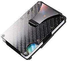 Due to the different monitor and light effect, the actual color of the. Amazon Com Carbon Fiber Credit Card Holder With Metal Money Clip Rfid Blocking Slim Metal Wallet Purse For Men Women