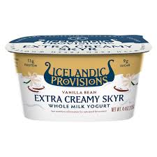 whole milk vanilla bean skyr yogurt cup