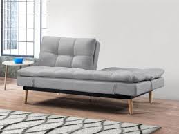 Stone Grey Fabric Sofa Bed By Birlea