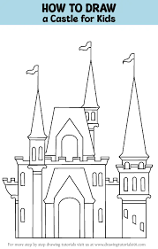 how to draw a castle for kids castles