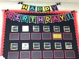 Classroom Birthday Board Template Chart Printable Free Calendars For