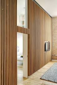 Wood Slat Wall Interior Timber Walls