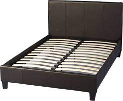 lpd prado faux leather bed frame
