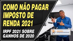 pagar imposto de renda 2021 irpf 2021