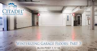 garage floors from winter