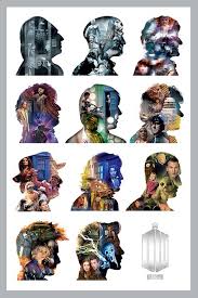 Poster Doctor Who Silhouette Wall