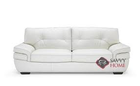 biagio b806 leather stationary sofa