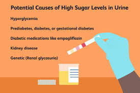 high sugar in urine diabetes