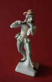 Statue/sculpture art déco/art nouveau bronze dali le silence hot cast figurine. Rare Rosenthal Art Deco Figurine Rattenfanger C Holzer Defanti Um 1925 Ebay