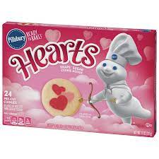 From quality cakes, cupcakes, brownies and quick bread mixes, to frostings and flour, pillsbury baking offers a variety of products and flavors for whatever your taste may be. Pillsbury Ready To Bake Hearts Shape Sugar Cookies Walmart Com Walmart Com