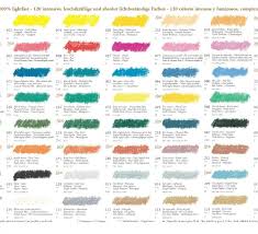 Oil Pastel Color Charts Oil Pastel Colours Sennelier Oil